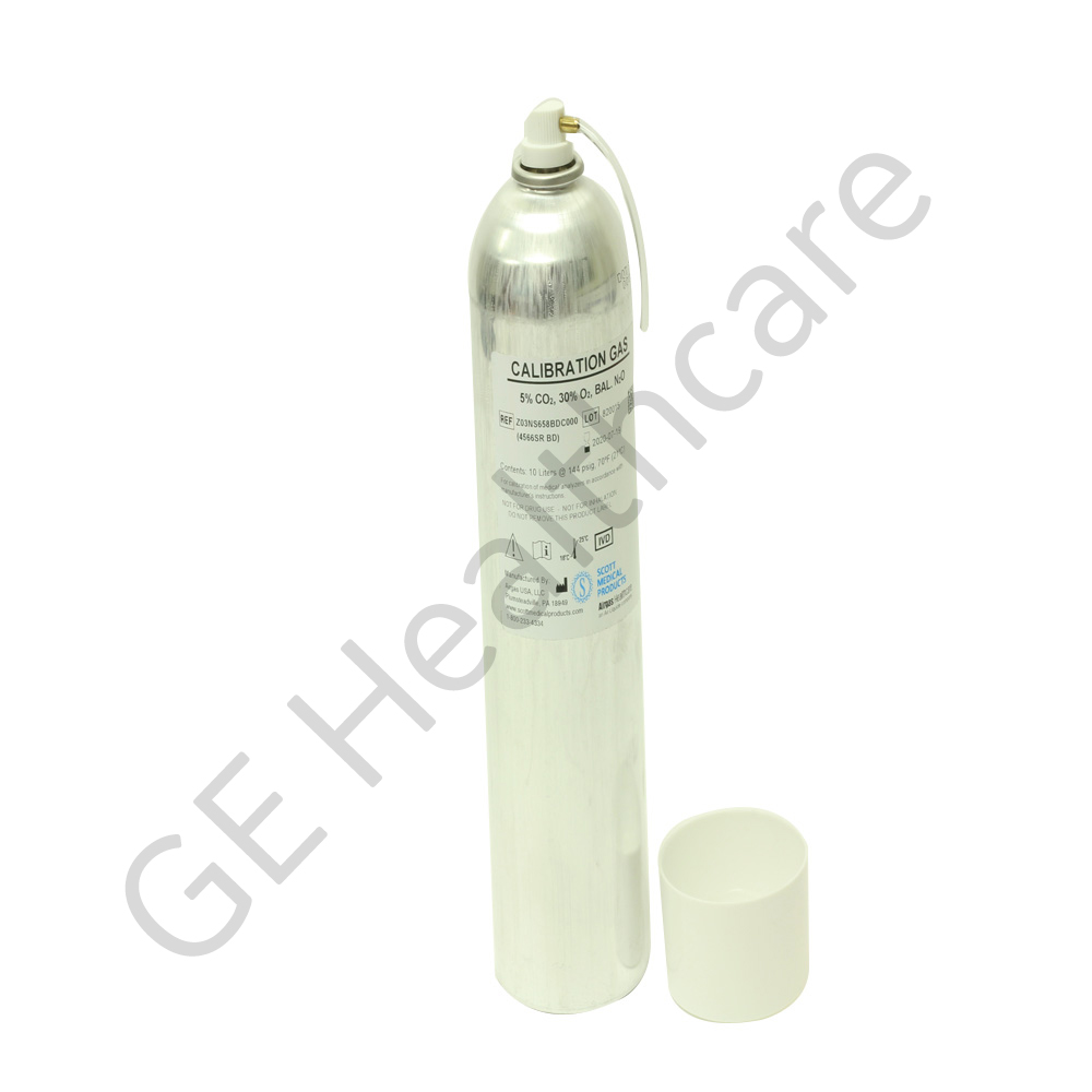 Assembly GAS-CAL Can (5% CO2/30% O2/65% N2O) Hz Assembly GAS-CAL Can (5% CO2/30% O2/65% N2O) Hz
