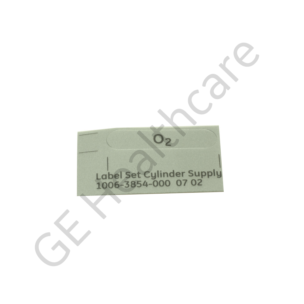 Label Set Cylinder Supply Oxygen Label Set Cylinder Supply Oxygen