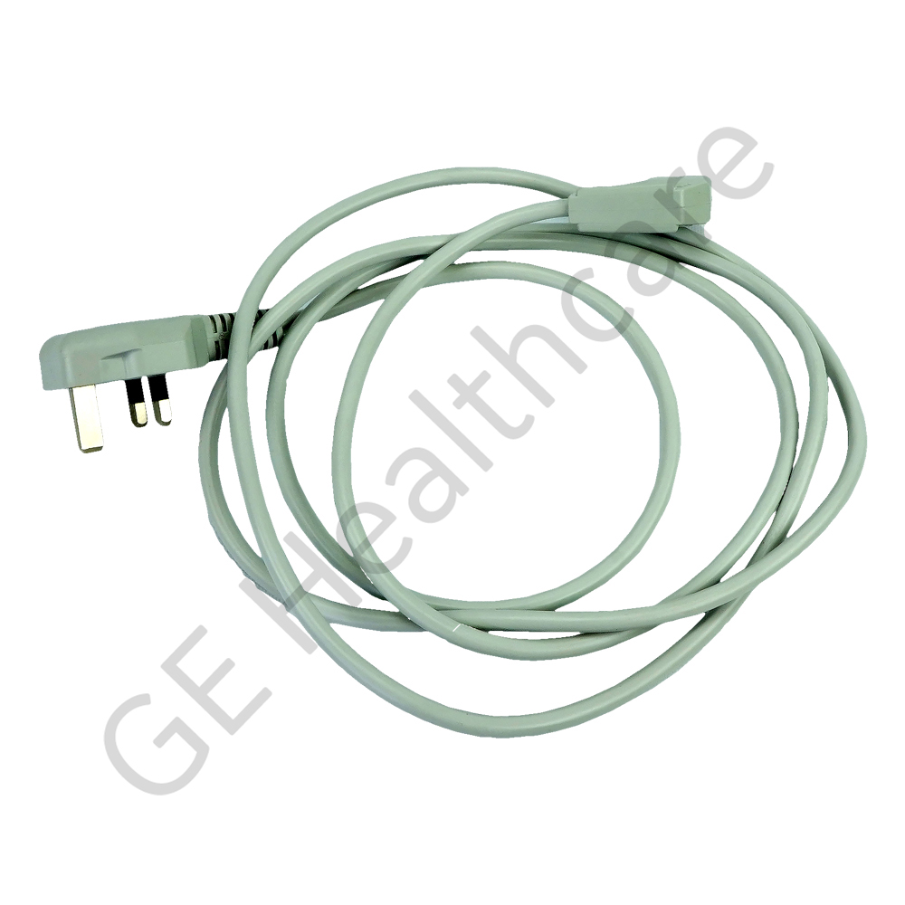 Power Cord UK Right Light Gray Power Cord UK Right Light Gray
