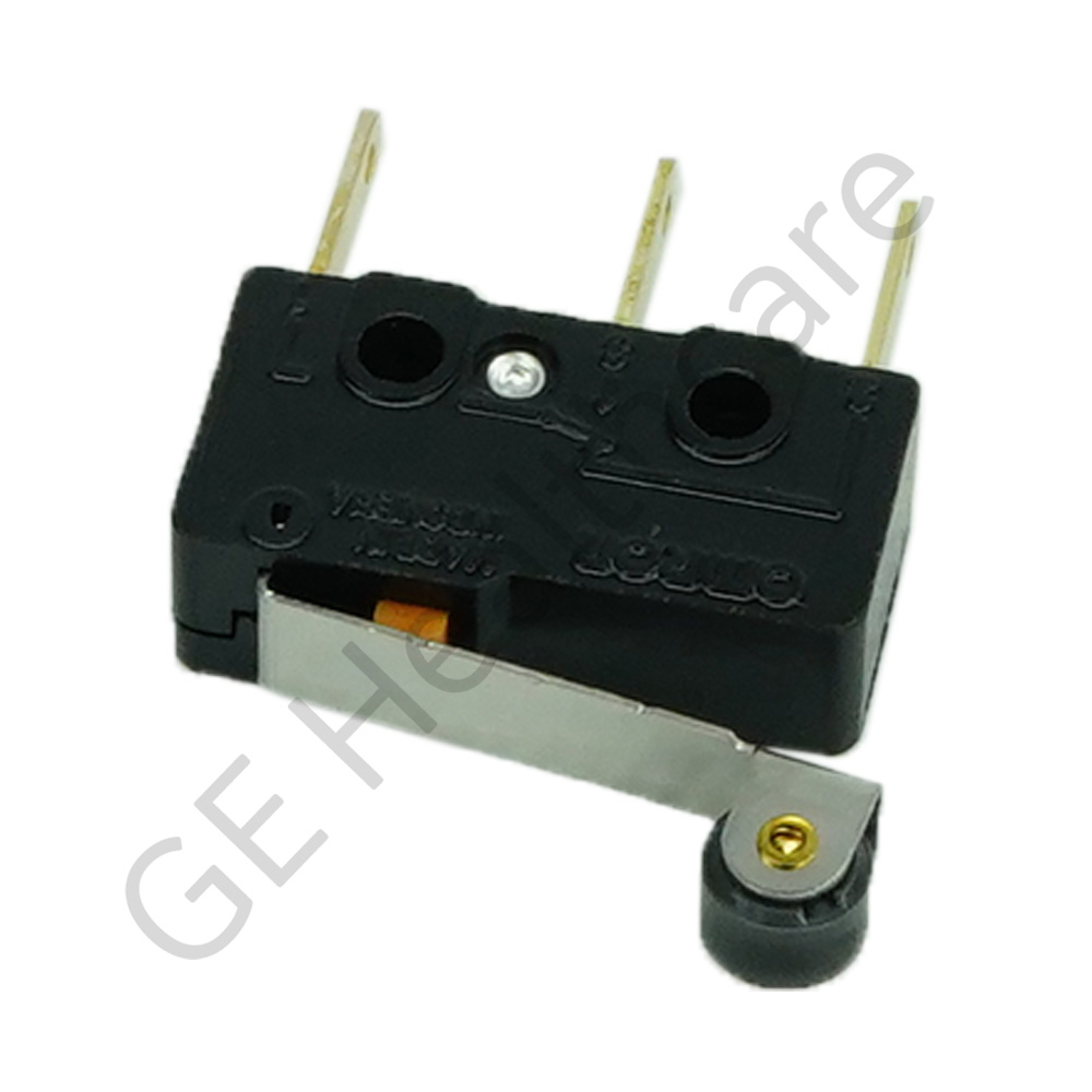 Switch Subminiature with Roller Lever 0.110 Terminals 0.1A Switch Subminiature with Roller Lever 0.110 Terminals 0.1A